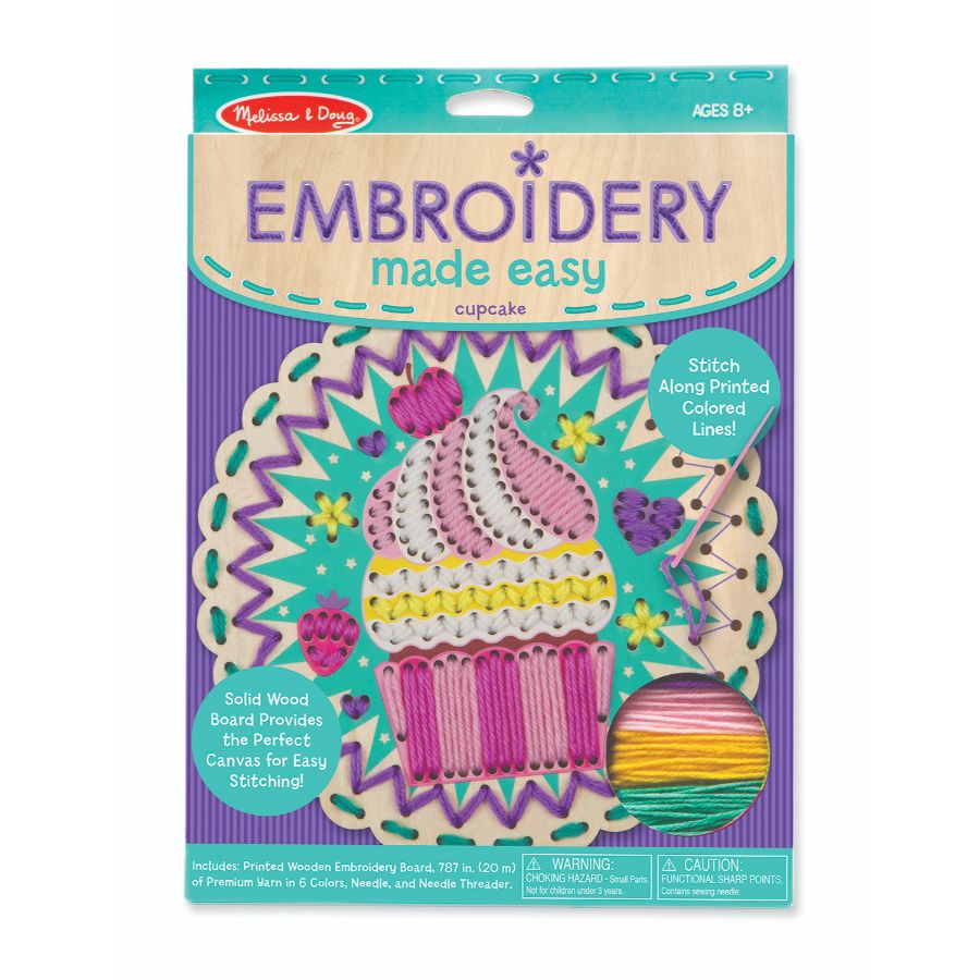 Melissa & Doug Embroidery Made Easy Cupcake