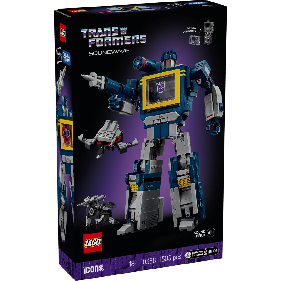 LEGO Icons Transformers Soundwave