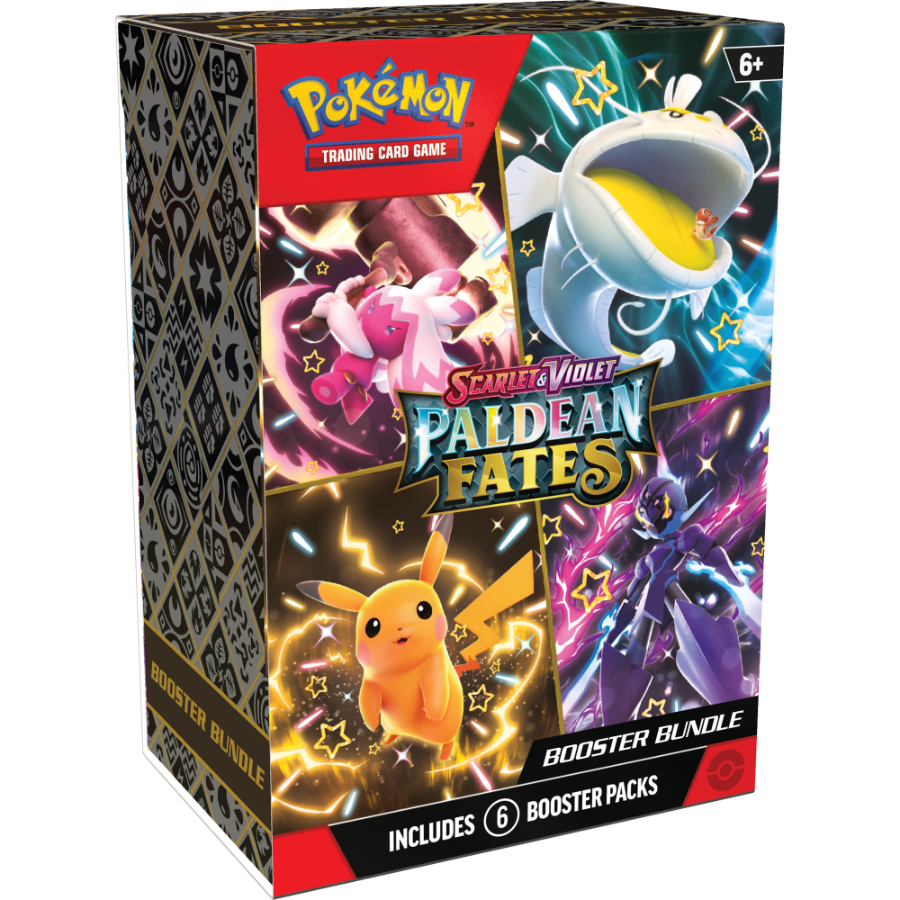 Pokemon TCG Scarlet & Violet Paldean Fates Booster Bundle Set