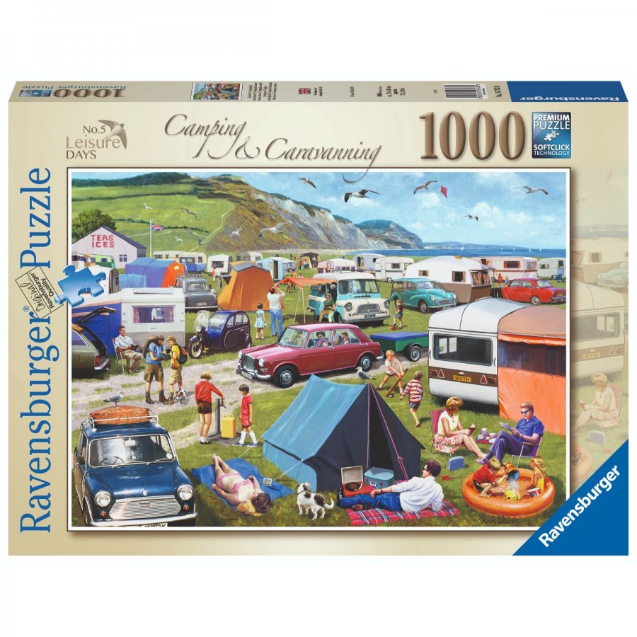 Ravensburger Puzzle 1000 Piece Leisure Days 5 Camping Caravanning