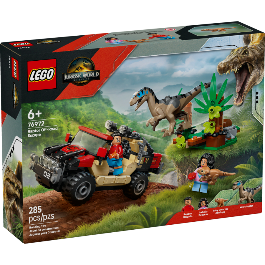 LEGO Jurassic World Rebirth Raptor Off-Road Escape