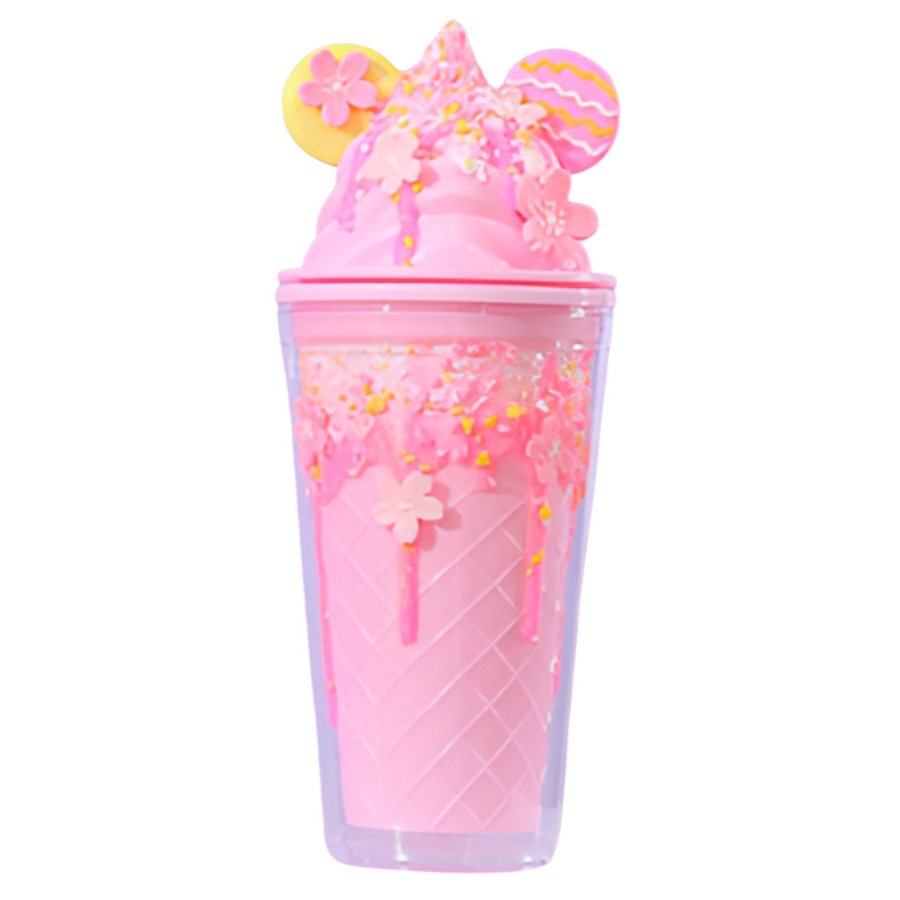 Drinking Cup Sundae Tumbler Pink Petal