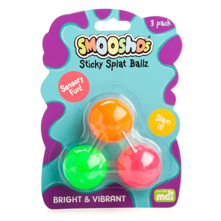 Smooshos Sticky Splat Ballz 3 Pack