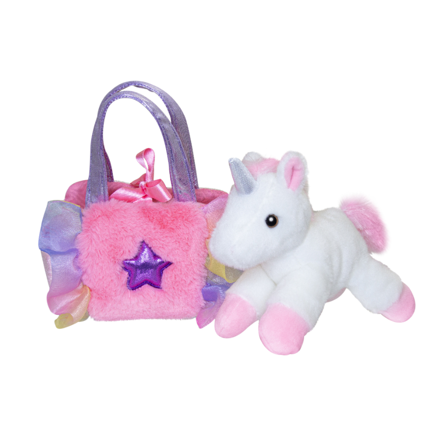 Fancy Pals Unicorn In Pink Frill Bag