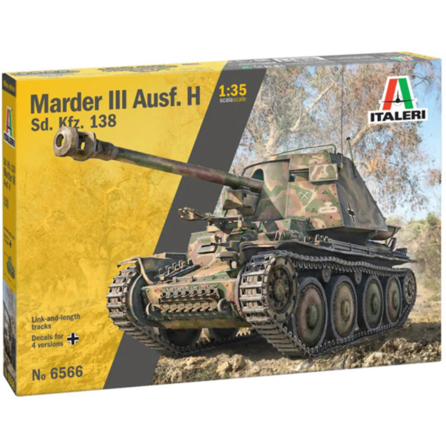 Italeri Model Kit 1:35 Sd Kfz 138 Marder III H