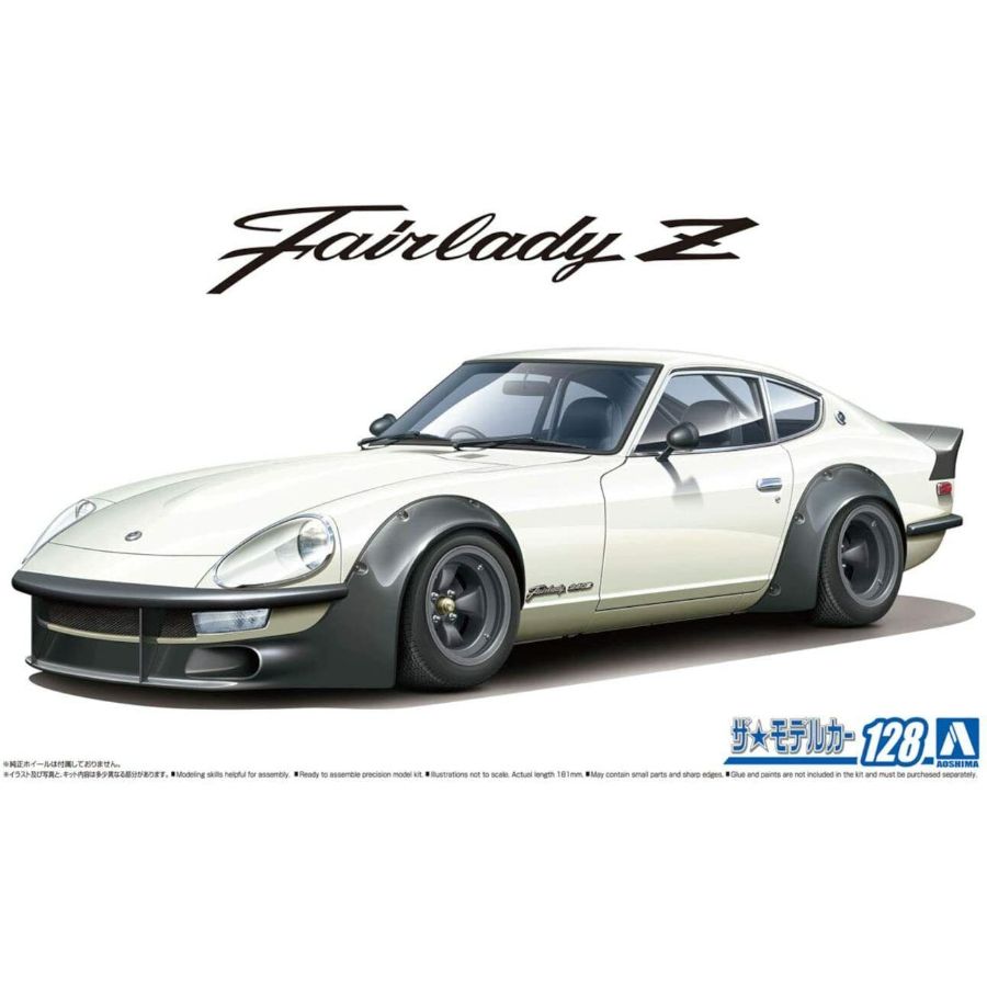 Aoshima Model Kit 1:24 Nissan S30 Fairlady Z Aero Customer Ver 2 75