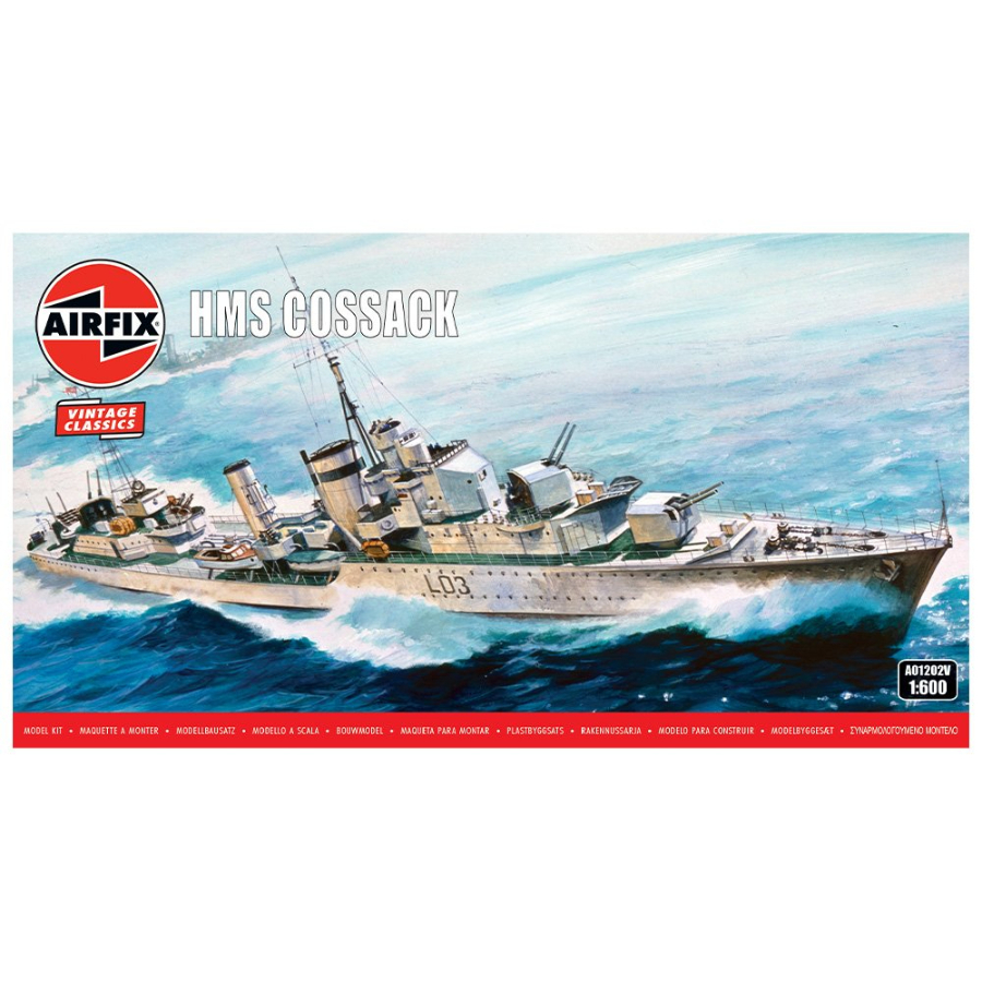 Airfix Model Kit 1:600 HMS Cossack