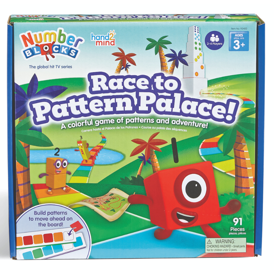Numberblocks Race To Pattern Palace Board Game