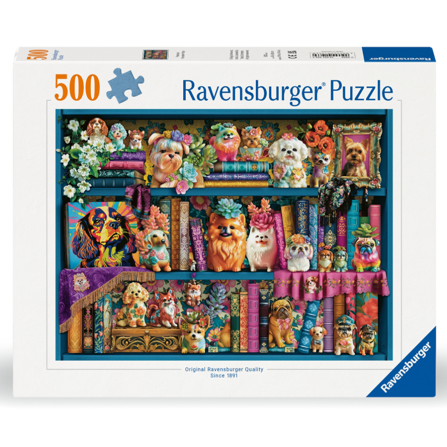 Ravensburger Puzzle 500 Piece Precious Porcelain Pups