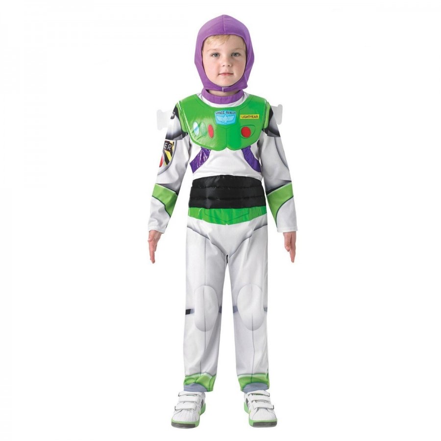 Toy Story Buzz Deluxe Kids Dress Up Costume Size 3-5