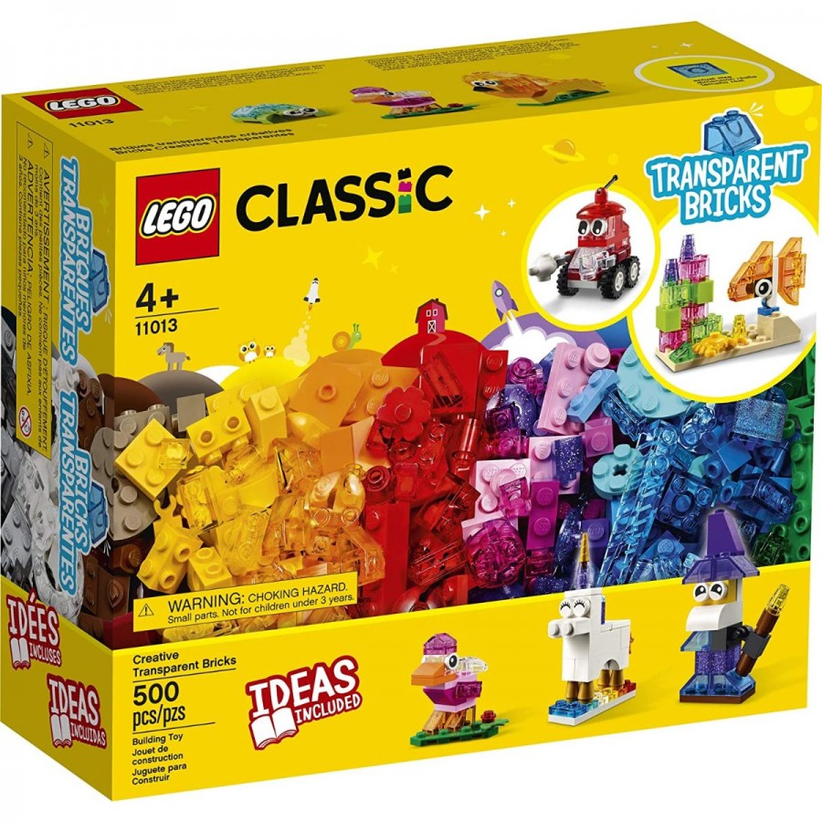 LEGO Classic Creative Transparent Bricks