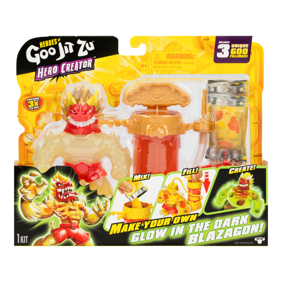 Heroes of Goo Jitzu Hero Creator Glow In The Dark Assorted