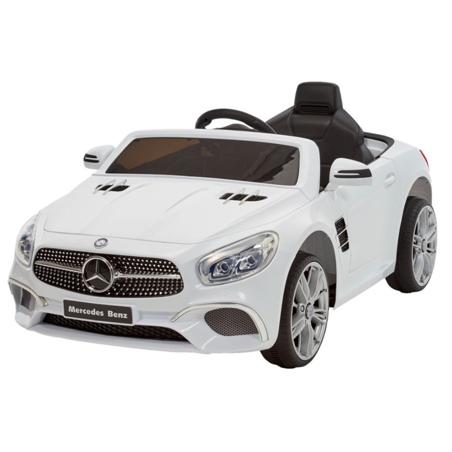 Mercedes Benz SL400 White 6 Volt Electric Ride On For Kids