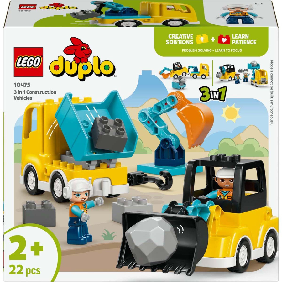 LEGO DUPLO 3 In 1 Construction Vehicles