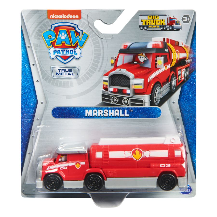 Paw Patrol True Metal Diecast Big Truck Pups Big Rigs Assorted