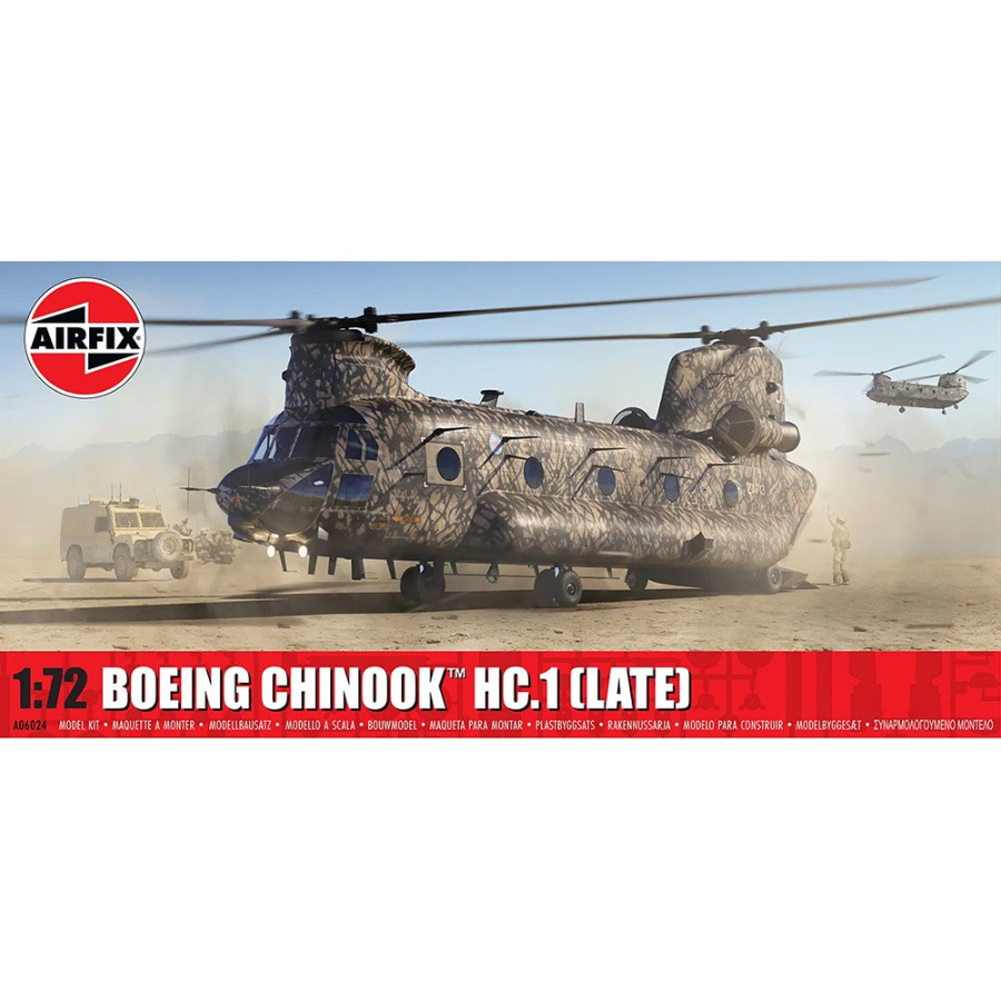 Airfix Model Kit 1:72 Boeing Chinook HC1 Late