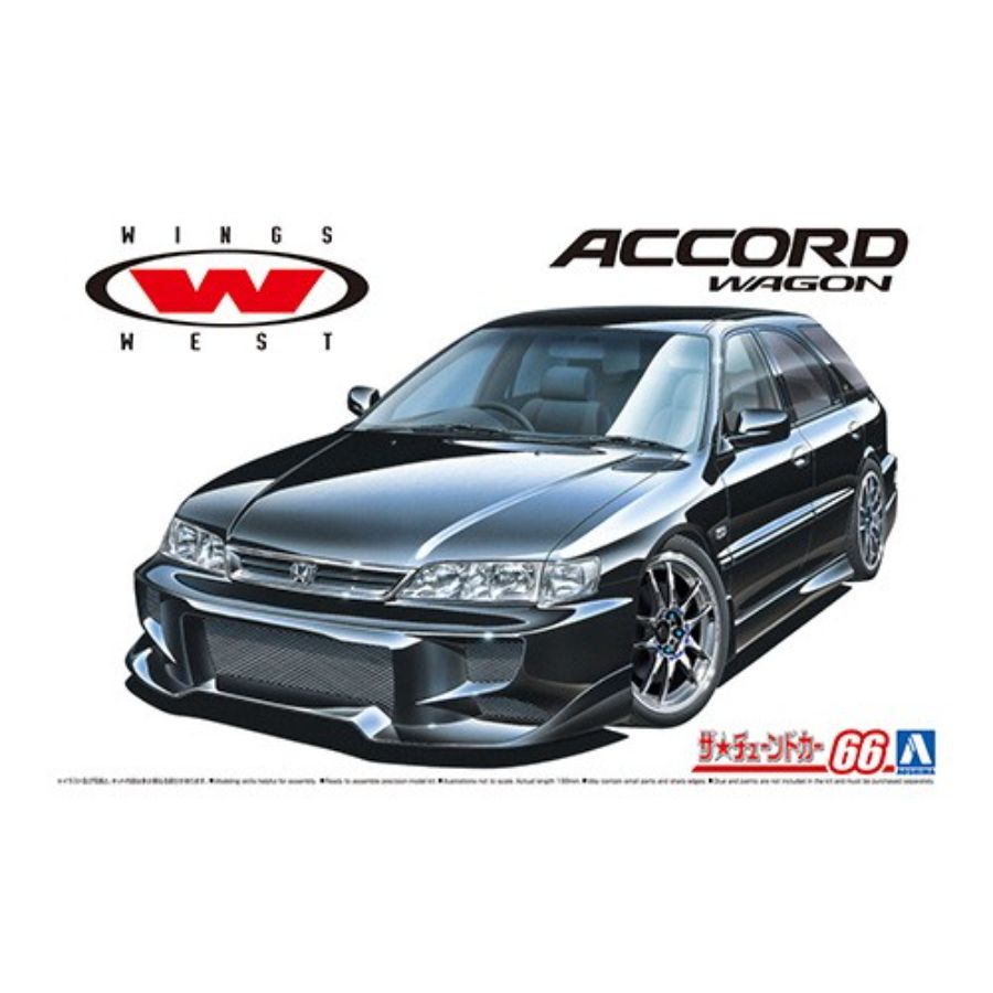 Aoshima Model Kit 1:24 Honda Wingswest CF2 Accord Wagon 96