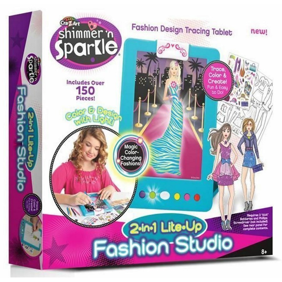 CraZart 2 In 1 Fashion Lite Up Studio