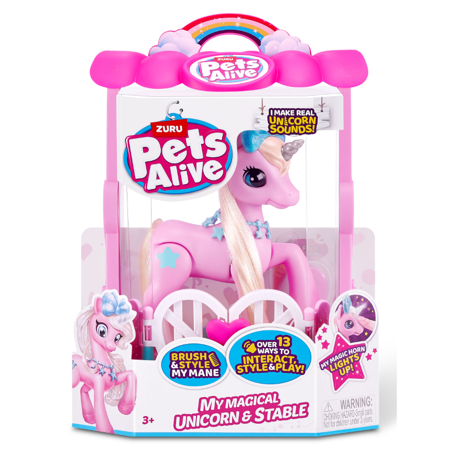 Pets Alive Unicorn & Pony Playset Assorted
