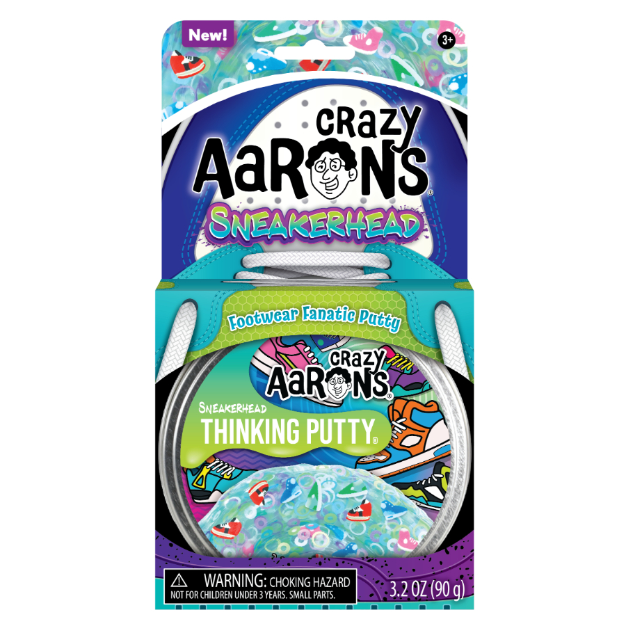 Crazy Aarons Thinking Putty 10cm Tin Trendsetters Sneakerhead