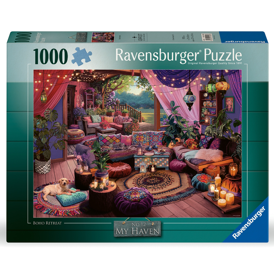Ravensburger Puzzle 1000 Piece My Haven 12 Boho Retreat