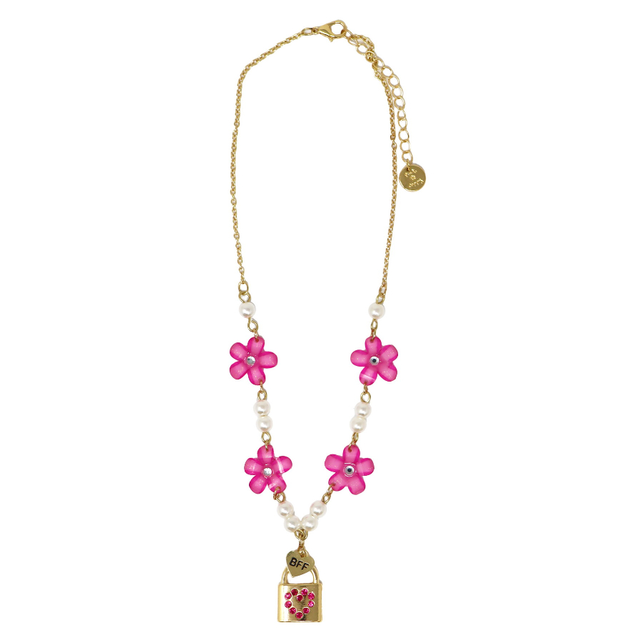 Best Friends Lock & Key Necklace Set