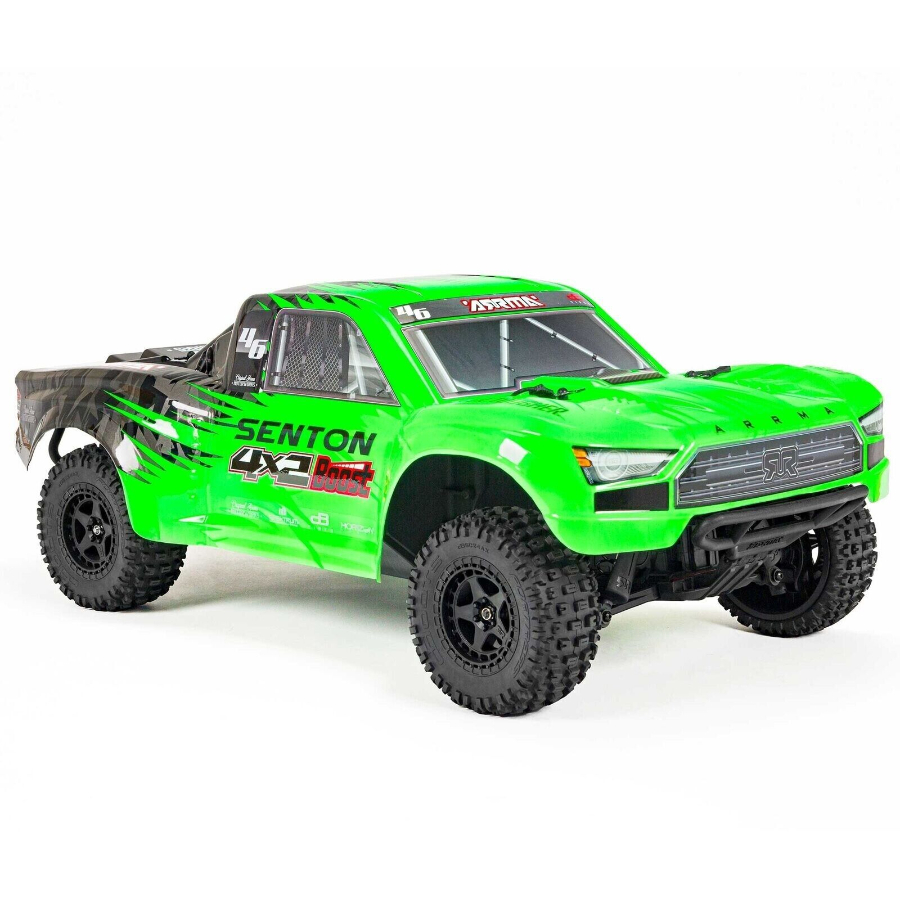 Arrma Radio Control 1:10 Senton 4X2 Boost Mega 2WD Green Short Course Truck RTR