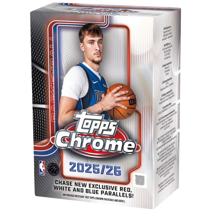 Topps NBA Basketball Chrome 2025-2026 Value Box