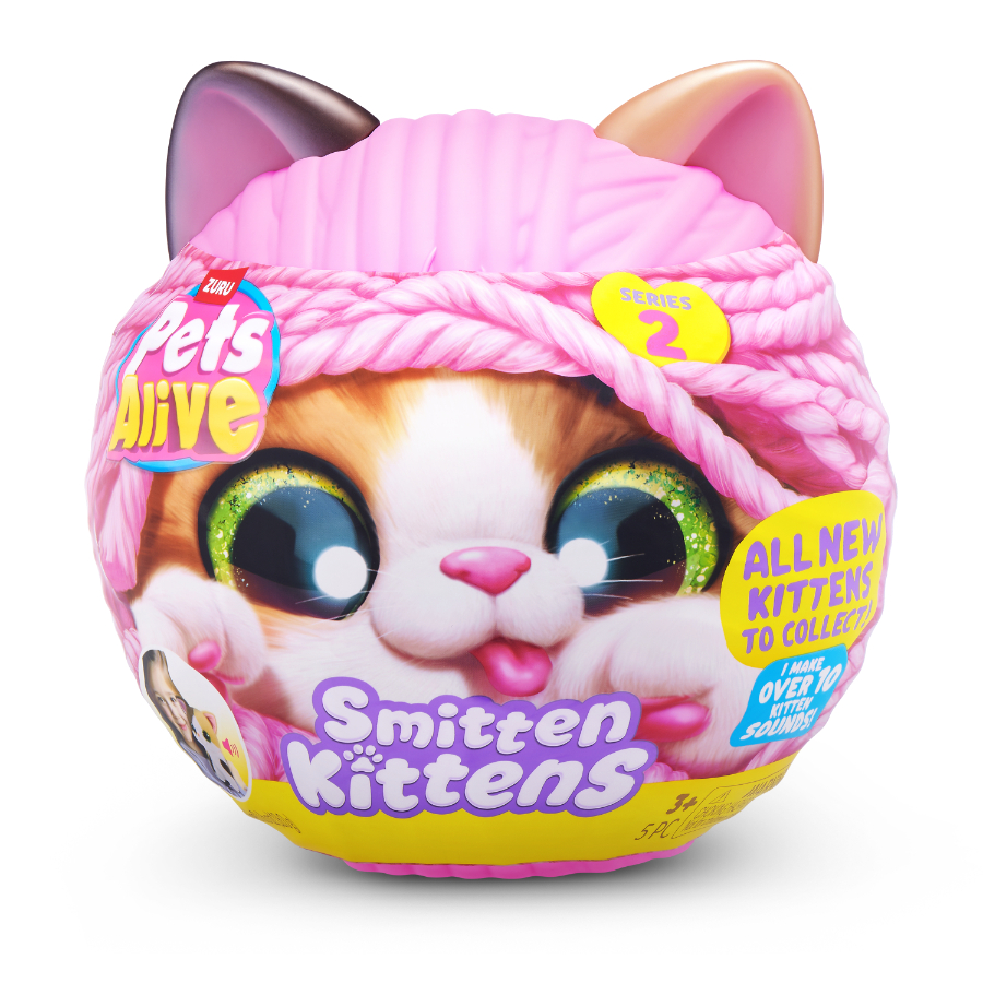 Pets Alive Smitten Kitten Interactive Plush Series 2 Assorted