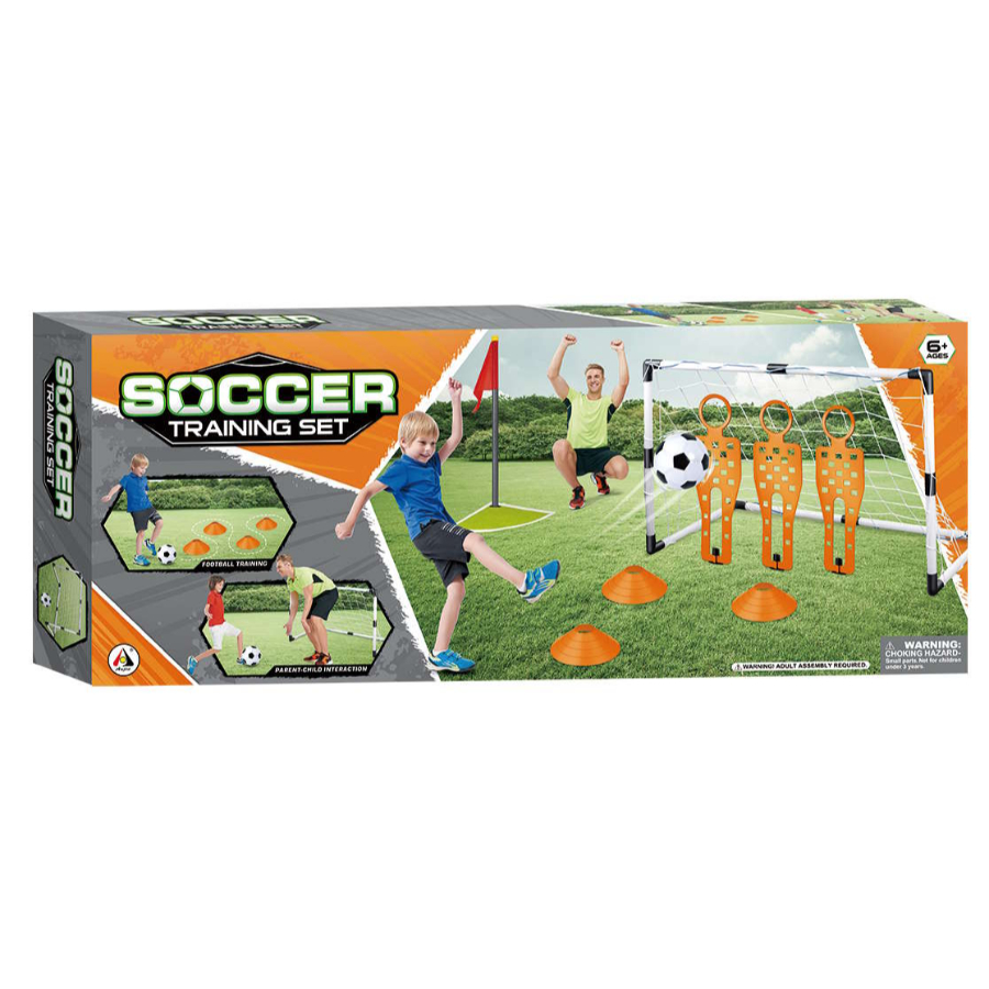 Soccer Junior Training Set With Goal, Ball & Training Accessories