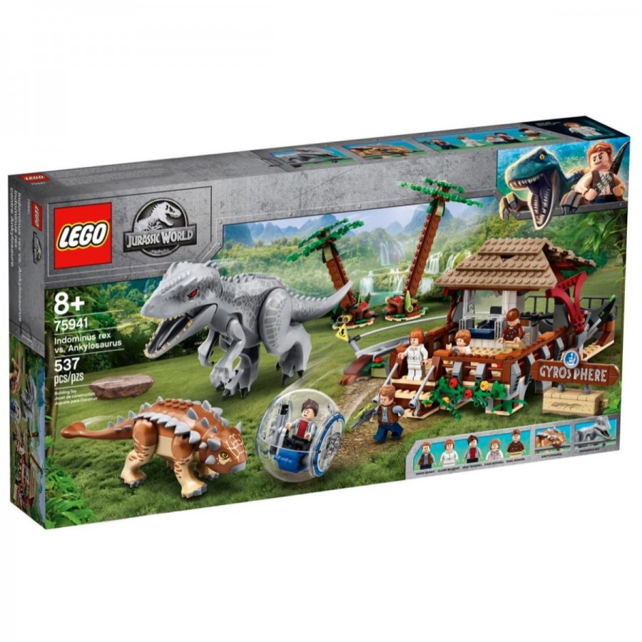 LEGO Jurassic World Indominus Rex Vs Ankylosaurus