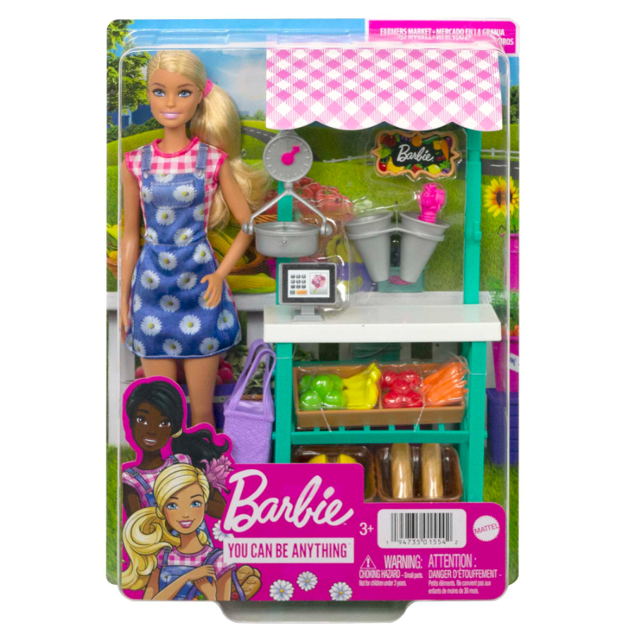 Barbie Farmers Market Doll & Playset