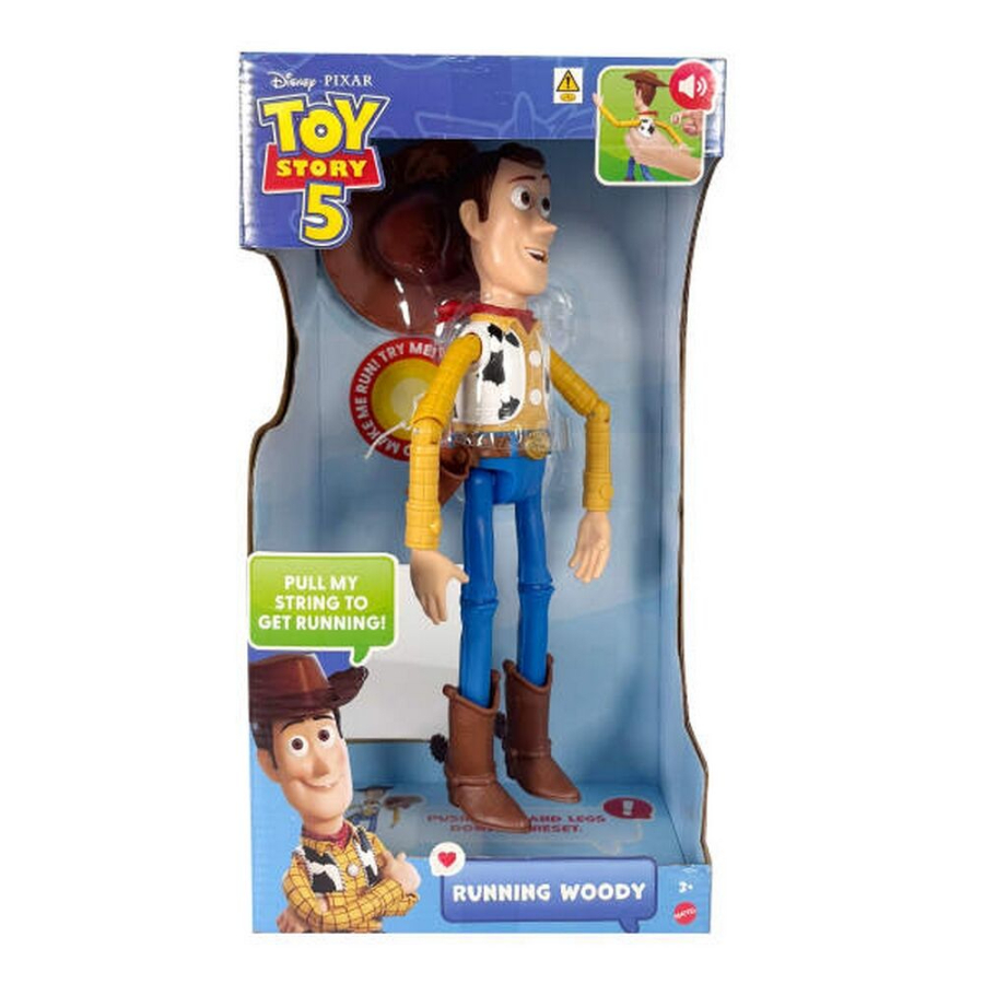 Toy Story 5 Running & Speaking Woody Figure