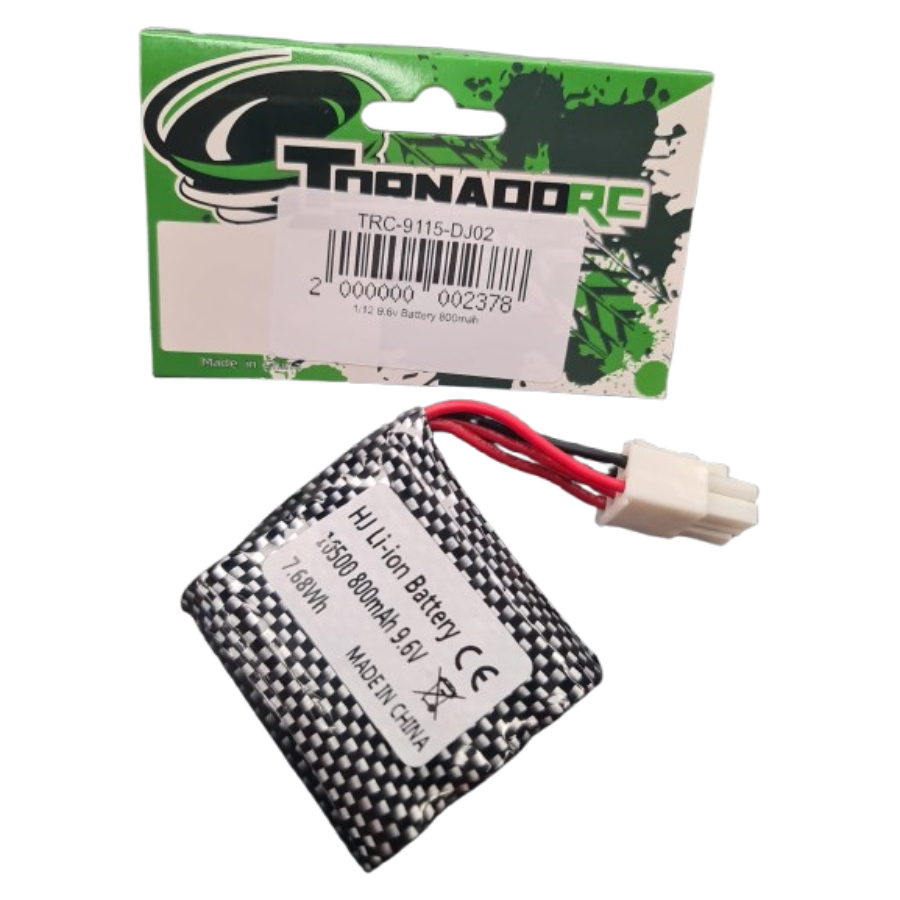 Tornado RC 1:12 9.6V 800mah Battery