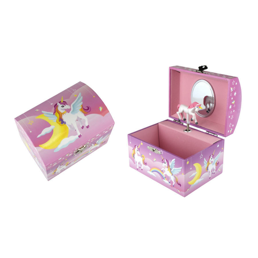 Jewel Box Medium Size Rainbow Unicorn Dome