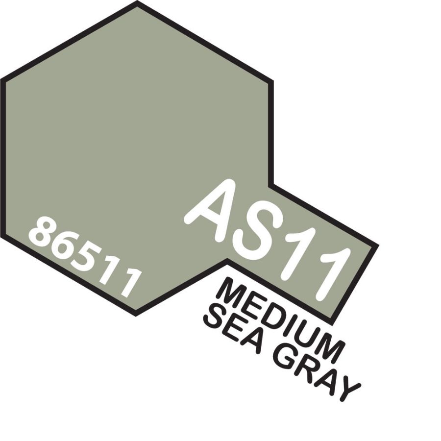 Tamiya Spray Polycarb Paint AS11 Medium Sea Grey