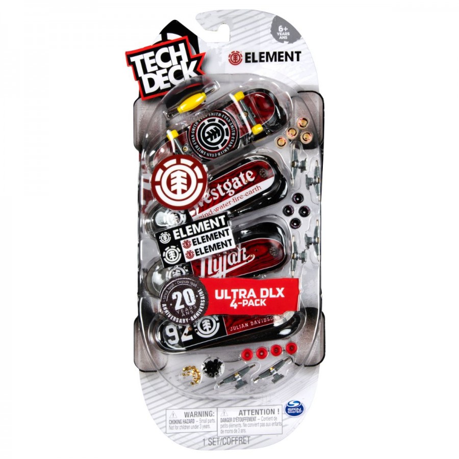 Tech Deck 4 Pack Multipack Assorted