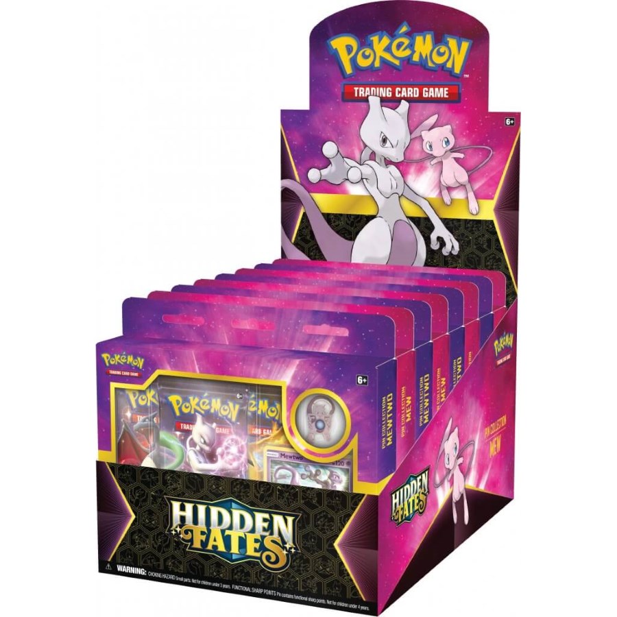 Pokemon TCG Hidden Fates Pin Collection Assorted