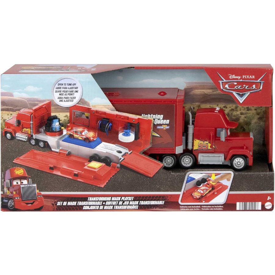Disney Cars Transforming Mack Tune Up Truck