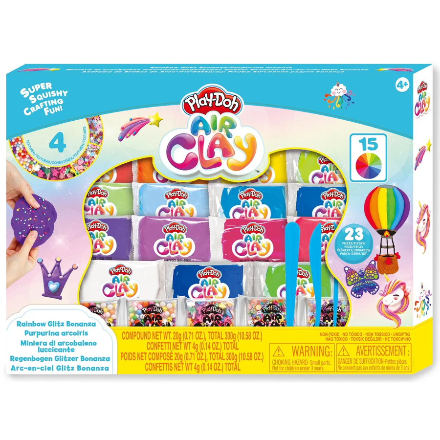 Playdoh Air Clay Rainbow Glitz Bonanza