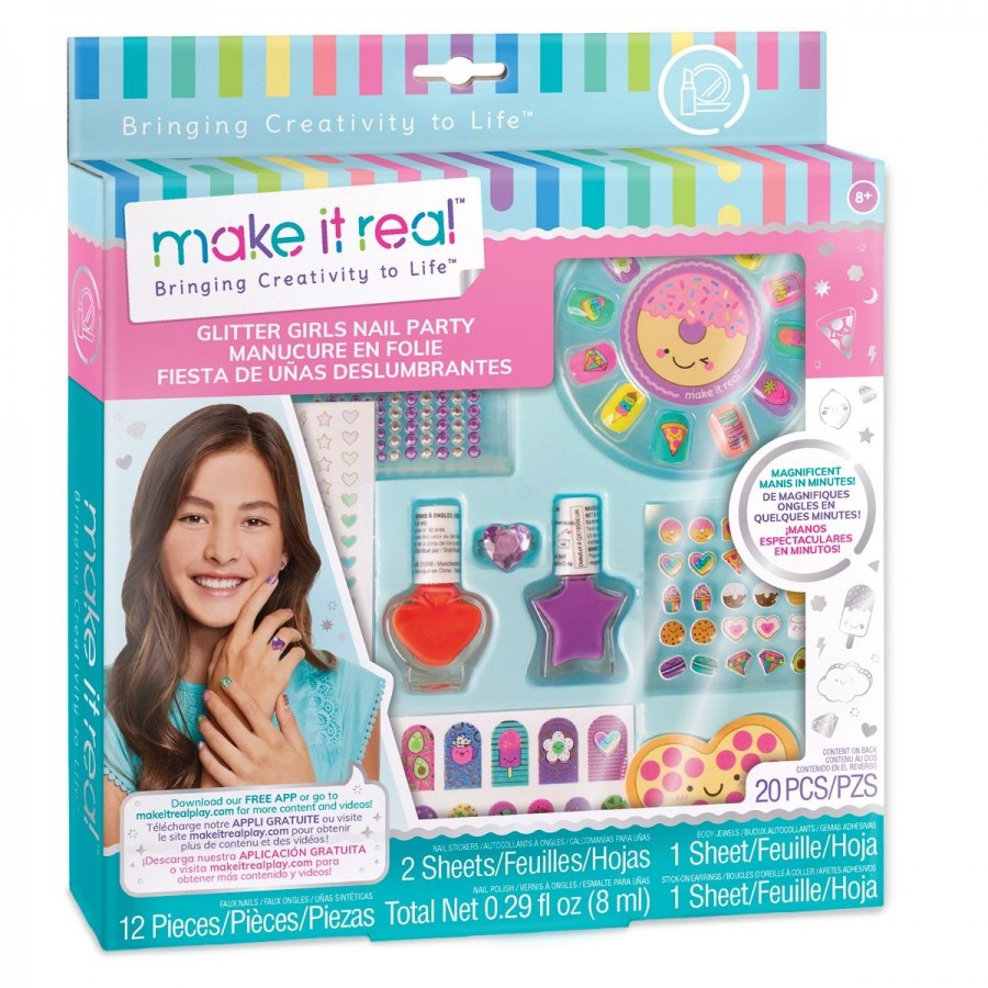 Make It Real Glitter Girls Nail Party
