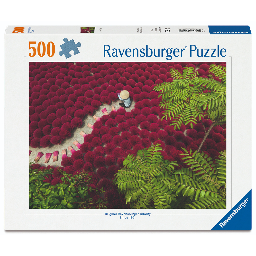 Ravensburger Puzzle 500 Piece A Sea Of Red