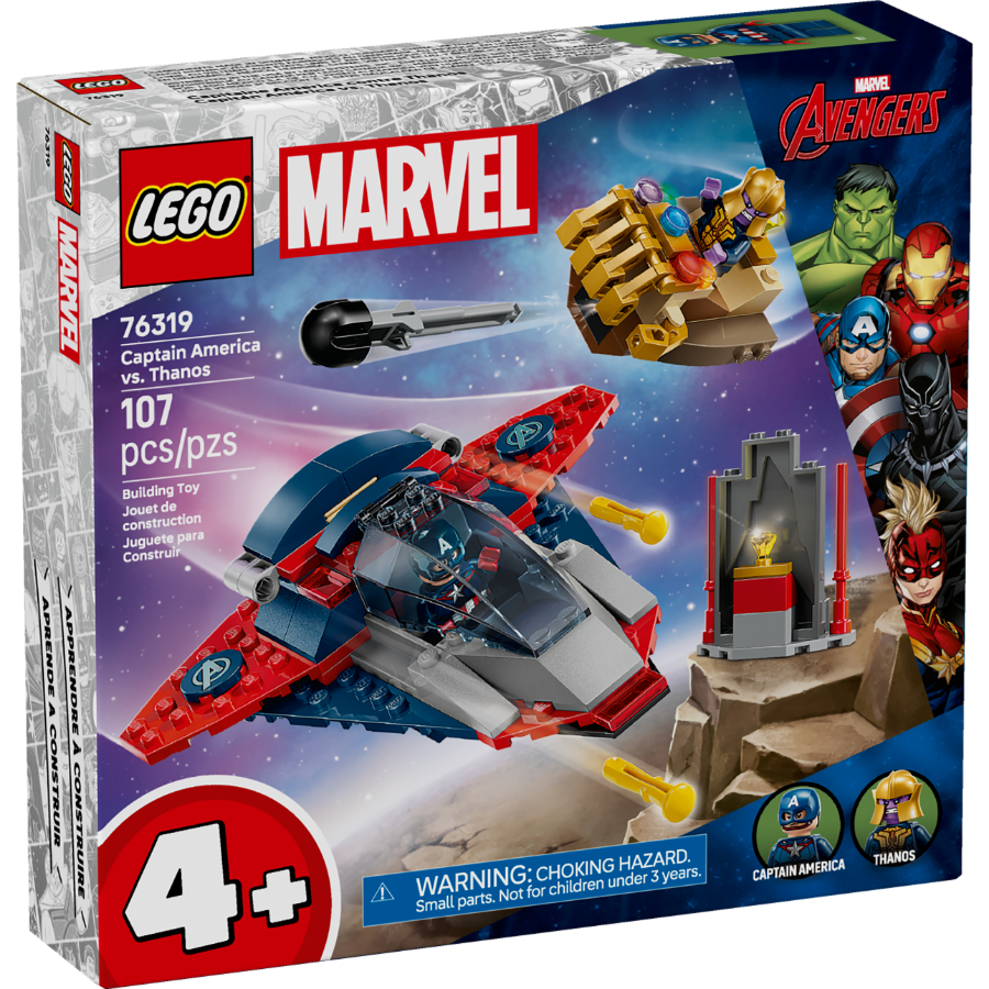 LEGO Super Heroes Marvel Captain America Vs Thanos 4+ Set