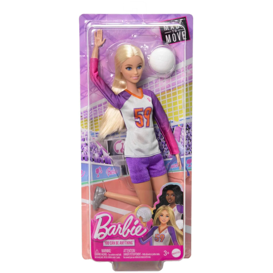 Barbie Made To Move Sports Doll Assorted