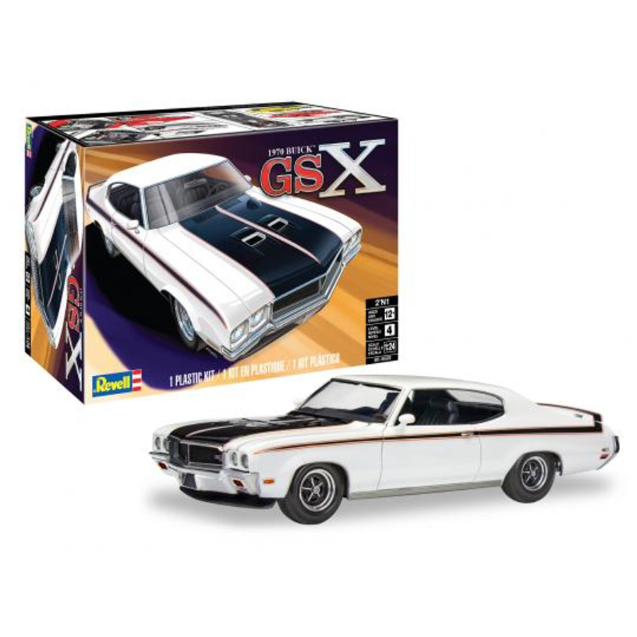 Revell Model Kit 1:24 1970 Buick GSX 2 In 1