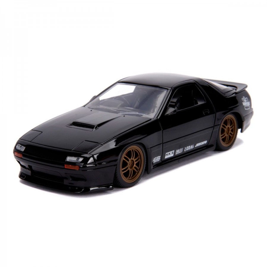 Jada Diecast 1:24 JDM Black 1985 Mazda RX-7