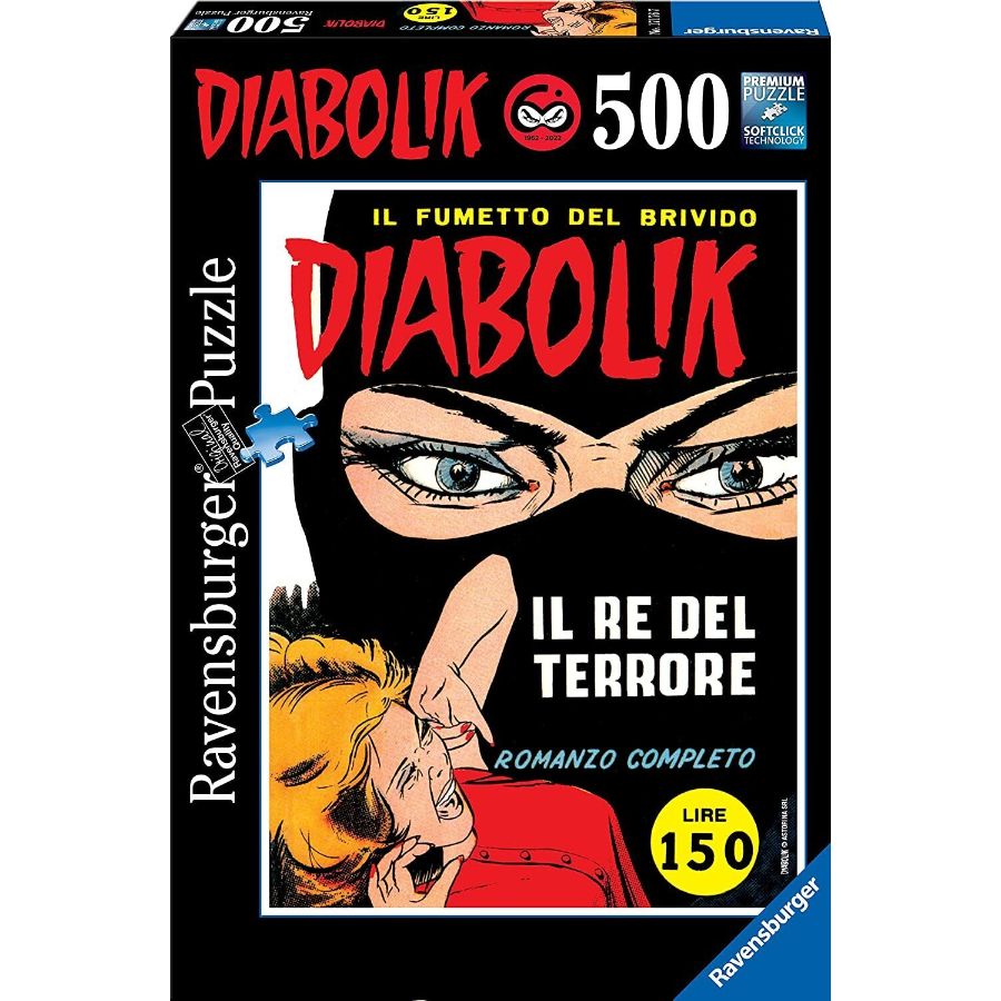 Ravensburger Puzzle 500 Piece Diabolik Comic 1962