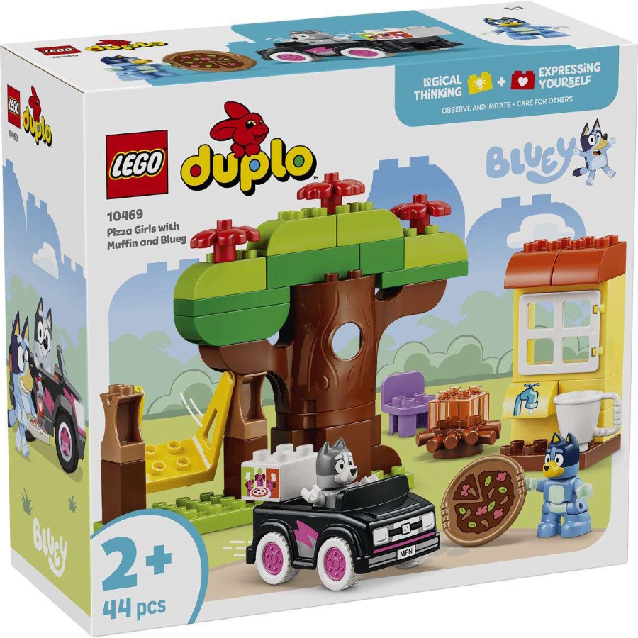 LEGO DUPLO Pizza Girls With Muffin & Bluey