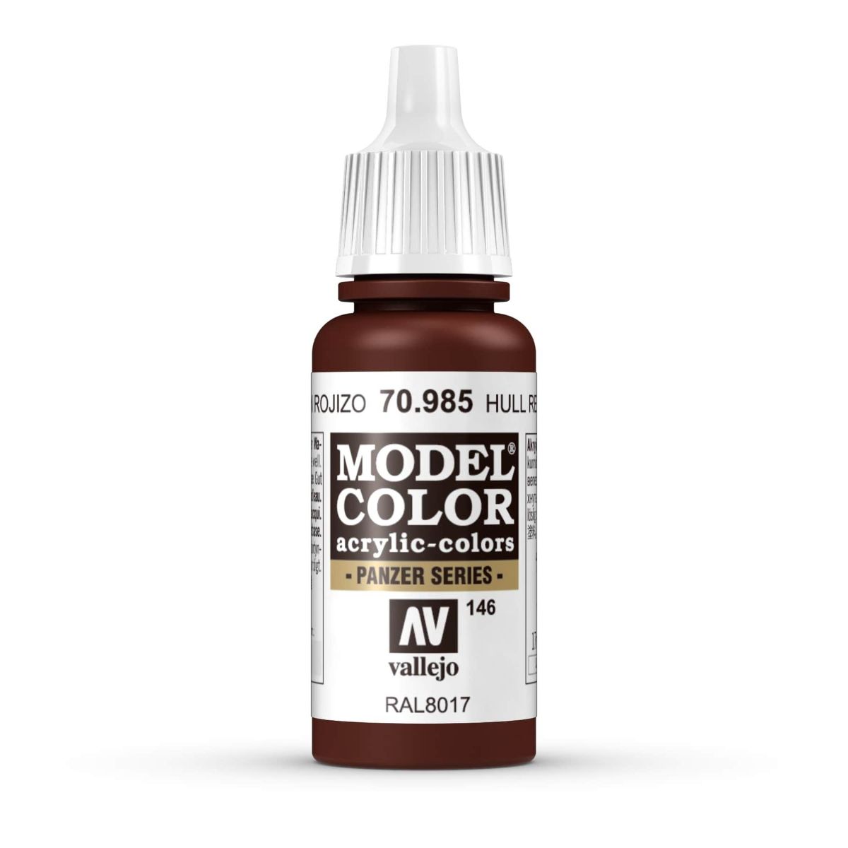 Vallejo Acrylic Paint Model Colour Hull Red 17ml | Toys | Casey's Toys