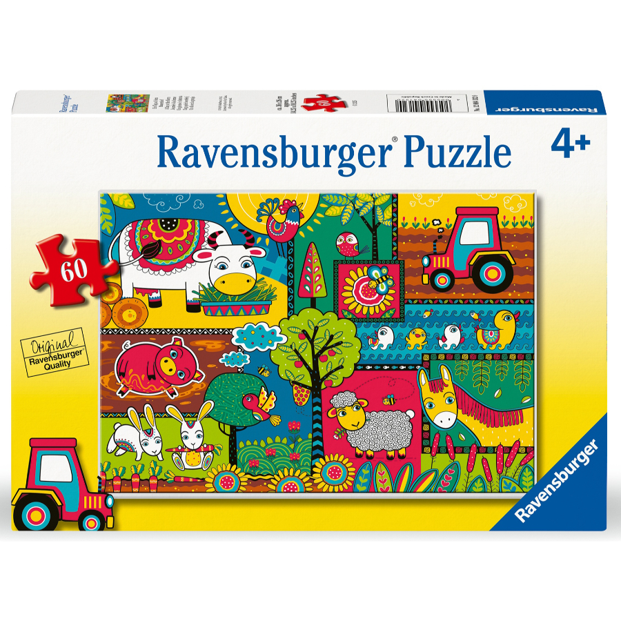 Ravensburger Puzzle 60 Piece A Day At The Farm